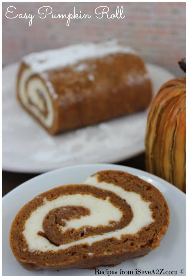 Easy Pumpkin Roll Recipe ISaveA2Z