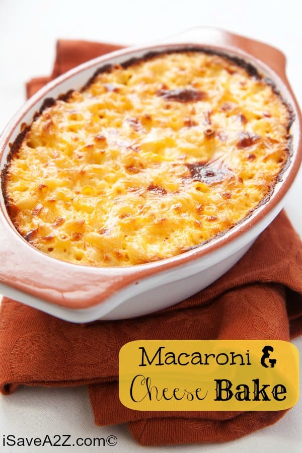 Macaroni and Cheese Bake Recipe! You can make it yourself in no time!
