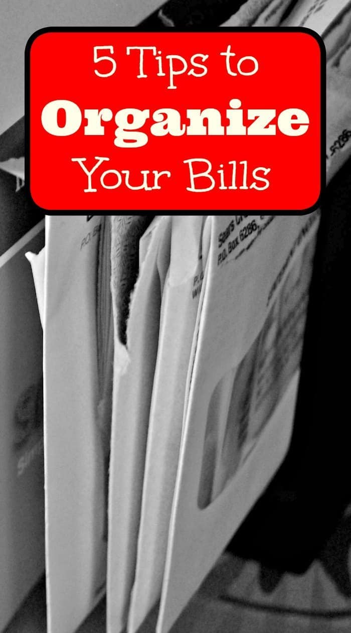 5 Tips To Organize Your Bills ISaveA2Z