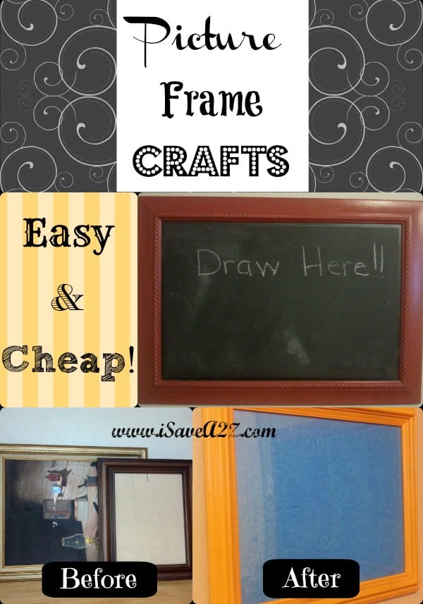 DIY Dry Erase Frames Using a Picture Frame