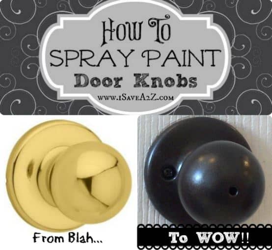 Paint door deals knobs