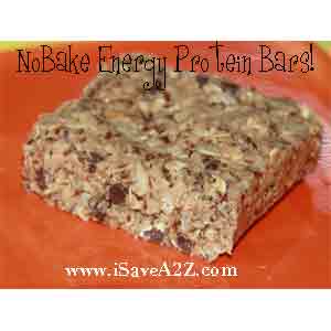 Recipe:  Yummy “No Bake” Energy Protein Bars!  Yummy and Healthy!