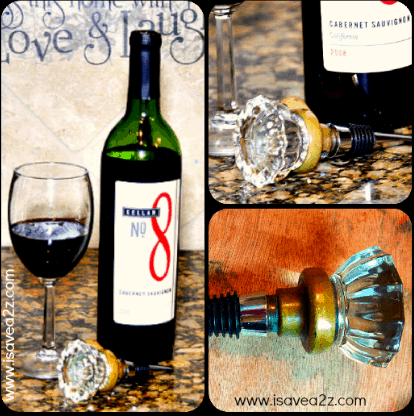 Creative Glass, Crystal Red Wine Stopper, Wine Bottle Stopper