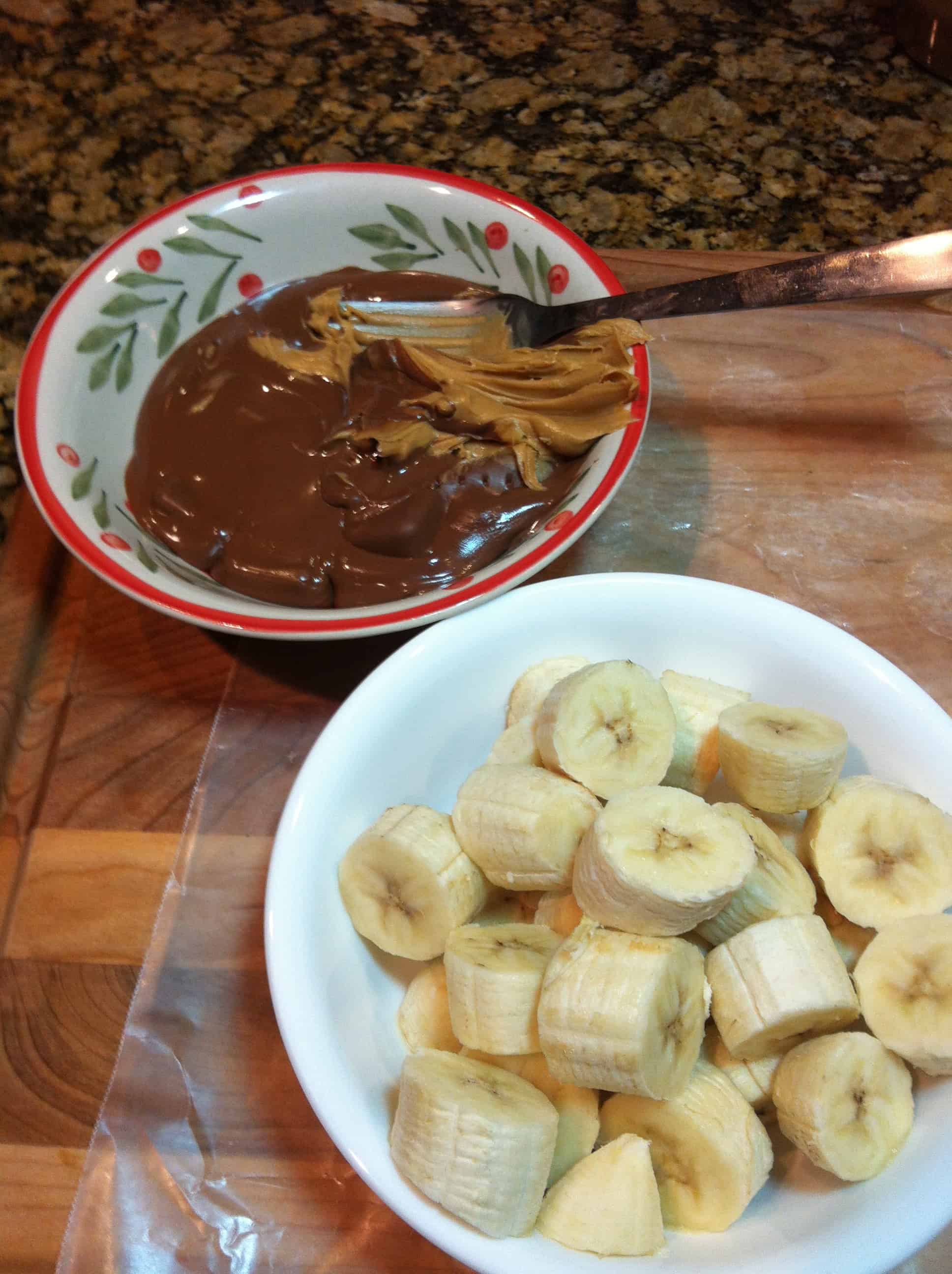 Chocolate Peanut Butter Banana Bites Recipe - iSaveA2Z.com