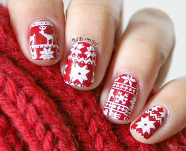 Christmas Nail Art Ideas! Simple and Intricate Patterns You'll Love!