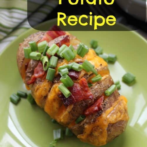 Easy Sliced Baked Potato recipe - iSaveA2Z.com