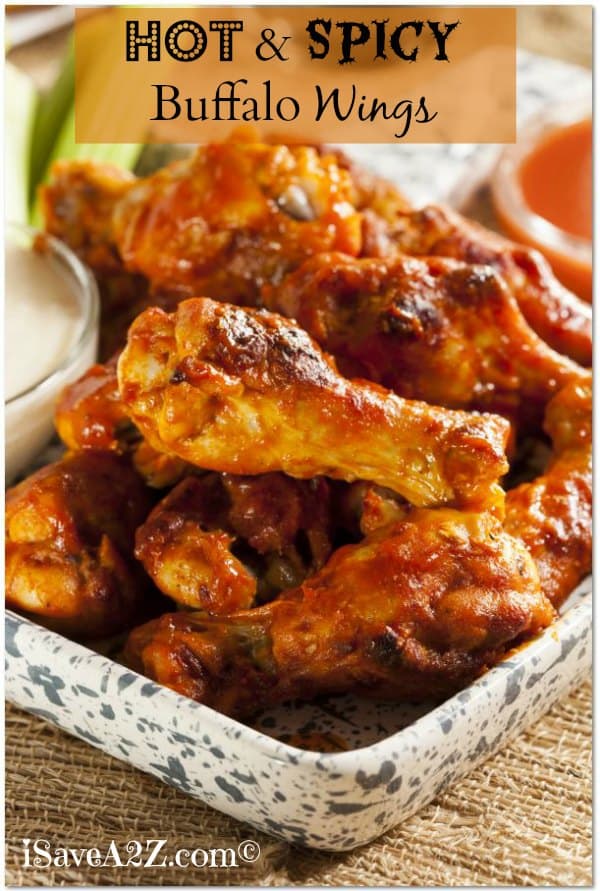 Hot and Spicy Buffalo Wings Recipe!!! BAKED NOT FRIED!