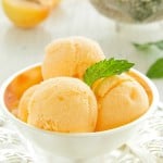 Homemade Apricot Ice Cream (Dairy Free)