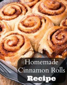 Homemade Cinnamon Rolls Recipe - iSaveA2Z.com