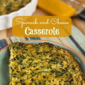 Spinach and Cheese Casserole Recipe! Only 6 ingredients!