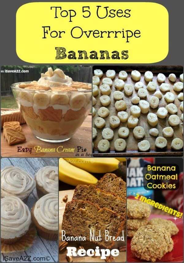 Top 5 Uses For Overripe Bananas