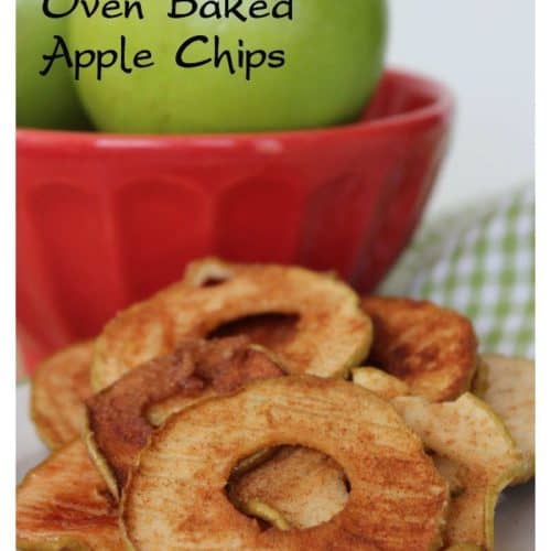 Oven Baked Cinnamon Apple Chips Recipe 