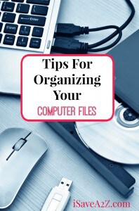 Tips For Organizing Your Computer Files - iSaveA2Z.com