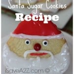 Santa Sugar Cookies