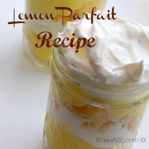 Lemon Parfait Cups Dessert