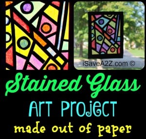 Paper Craft Idea: How to Make your stained glass window - iSaveA2Z.com