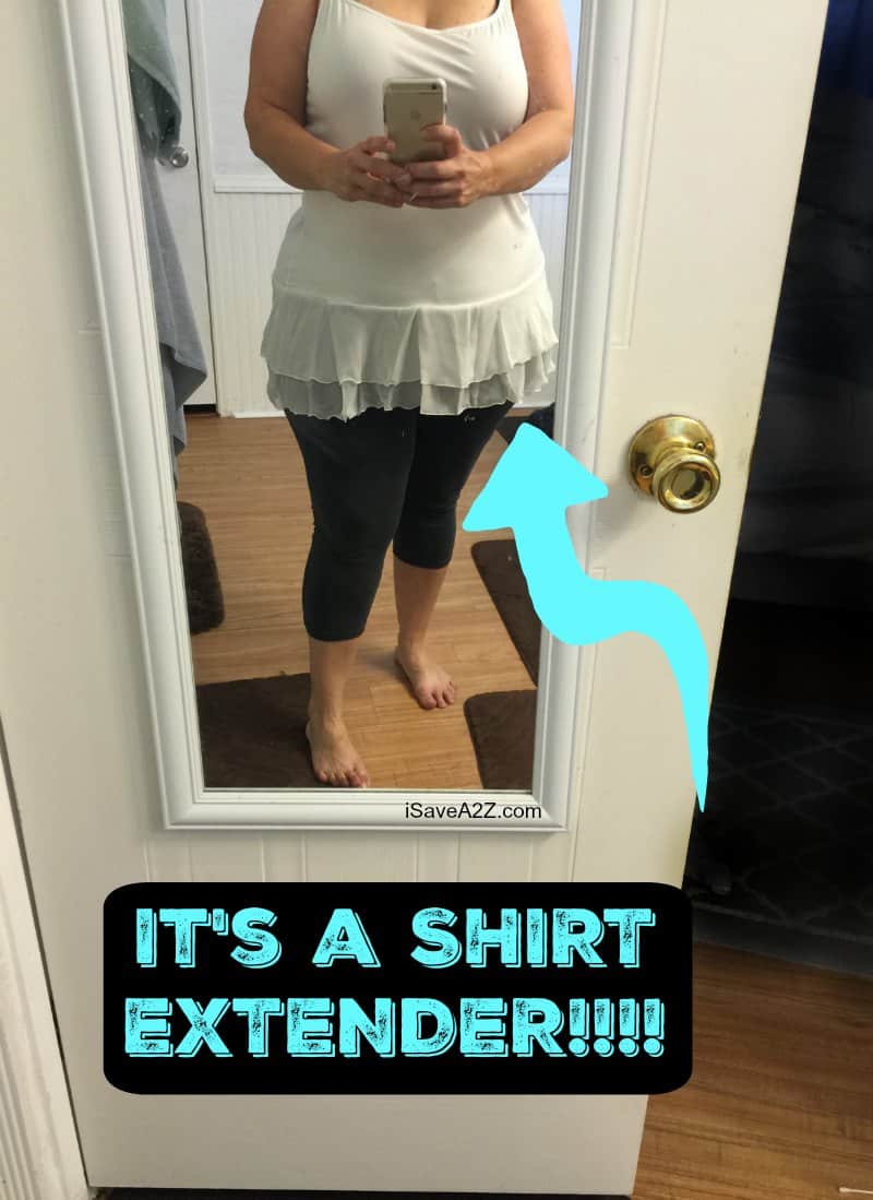Shirt Extender to wear with leggings