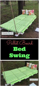 DIY Pallet Board Bed Swing - iSaveA2Z.com