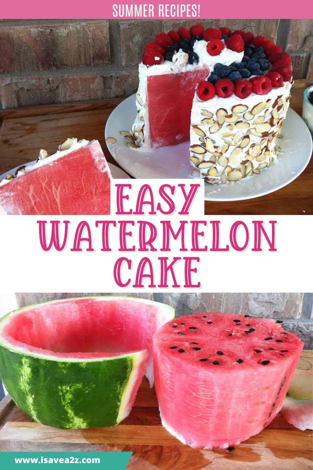 Watermelon Cake Recipe