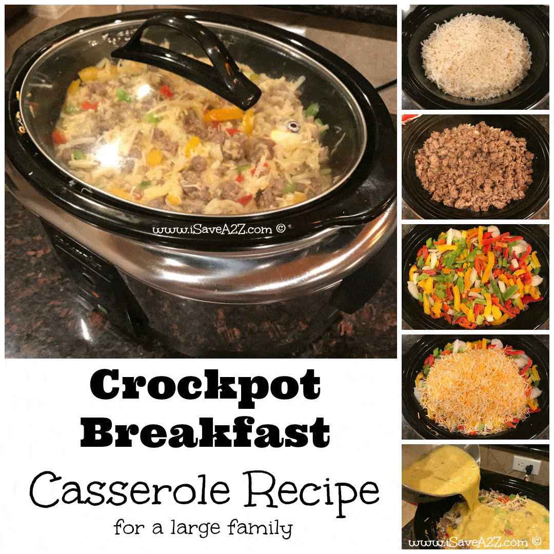 Crockpot Breakfast Casserole - Family Fresh Meals