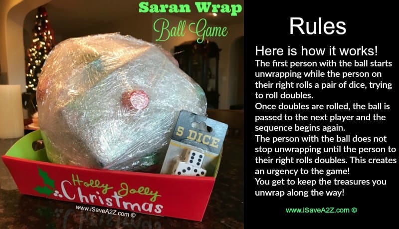 How to Play the Plastic Saran Wrap Ball Game - Mama Cheaps®