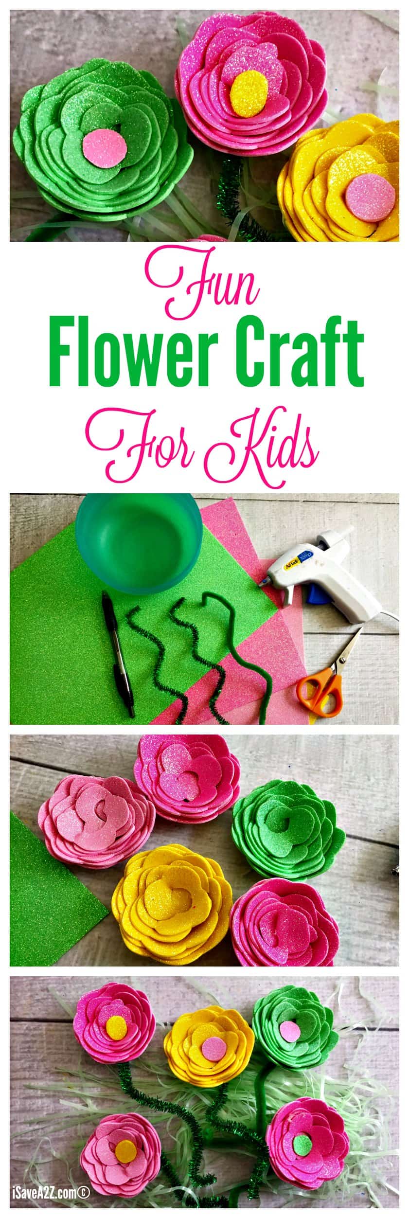 Fun Flower Craft Kids Will Love - iSaveA2Z.com