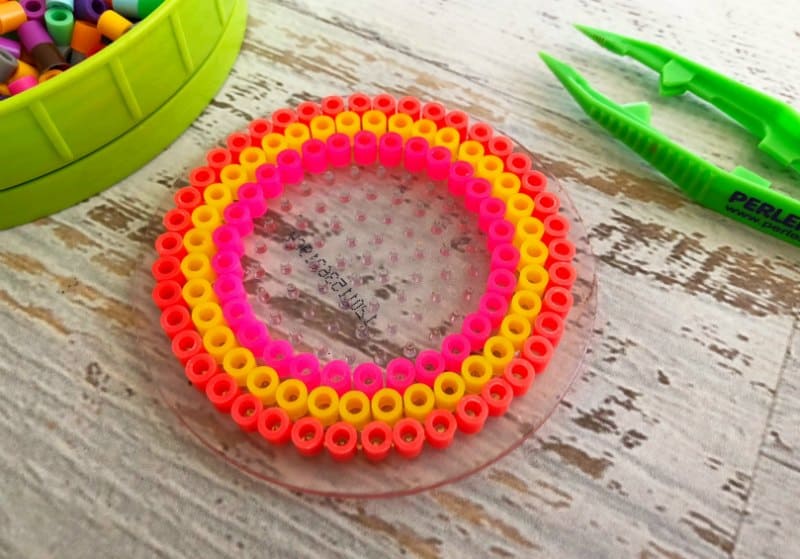 How to Make this Colorful Perler Beads Change Holder Homemade Gift