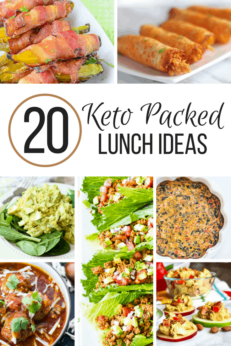 20 Keto Packed Lunch Ideas!