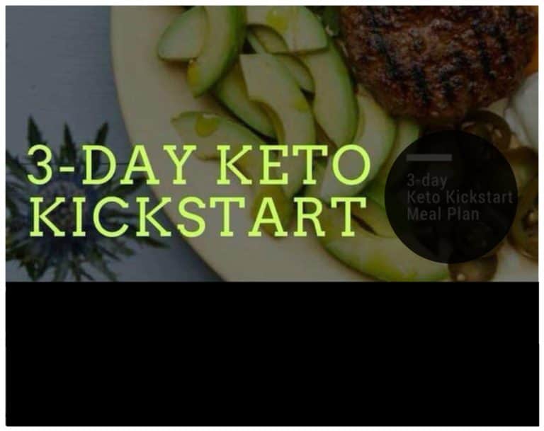 3 Day Keto Kickstart Meal Plan