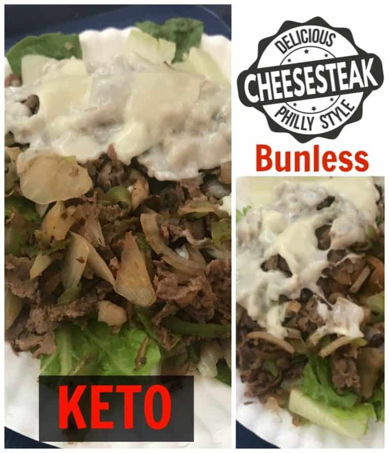 Super Easy Bunless Keto Philly Cheesesteak Recipe