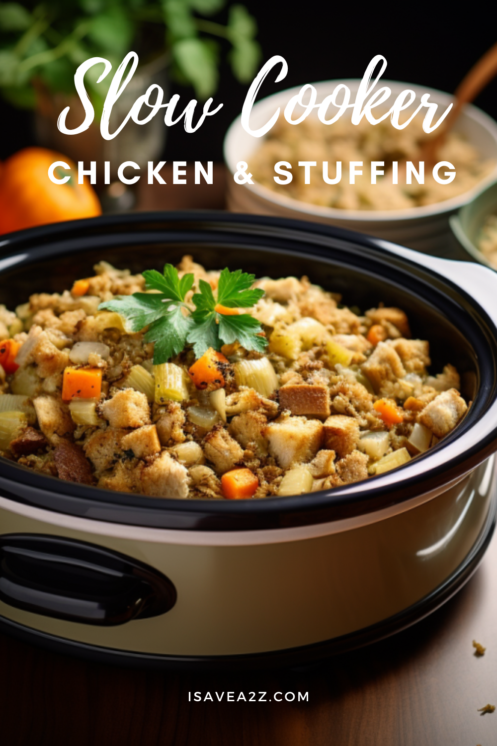 Slow Cooker Stuffing {From a Box}, Recipe