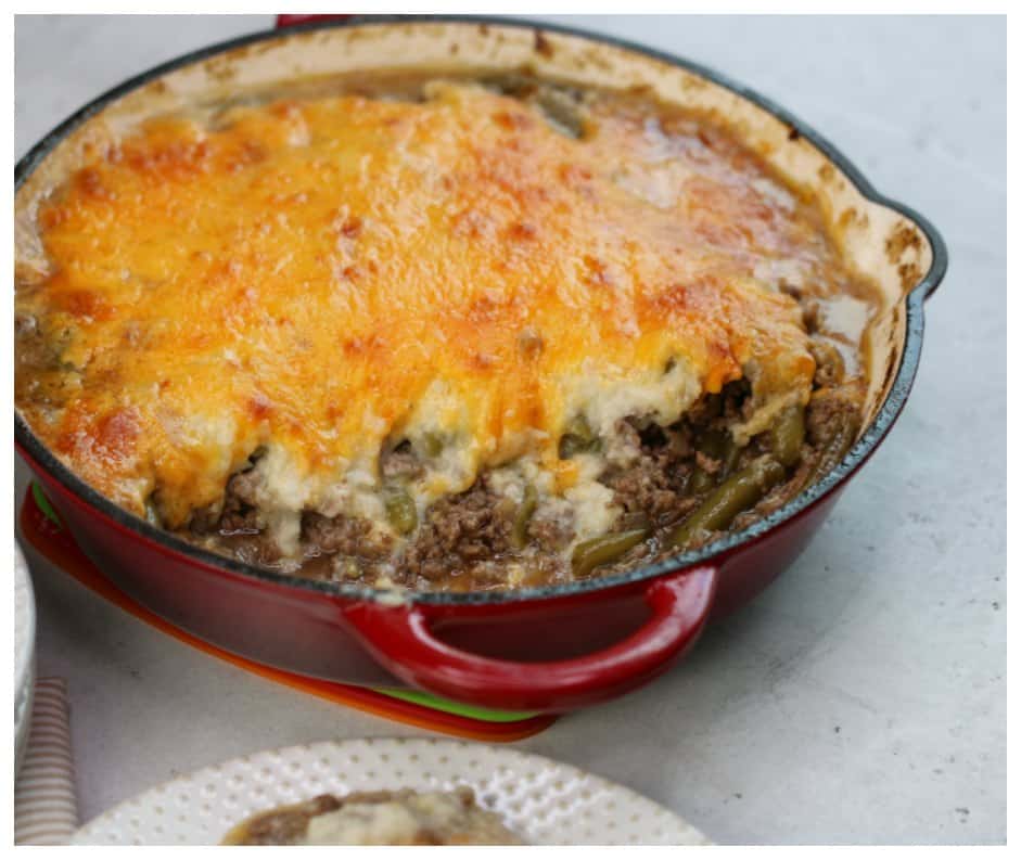 The BEST Keto Ground Beef Casserole with Cheesy Topping! - iSaveA2Z.com