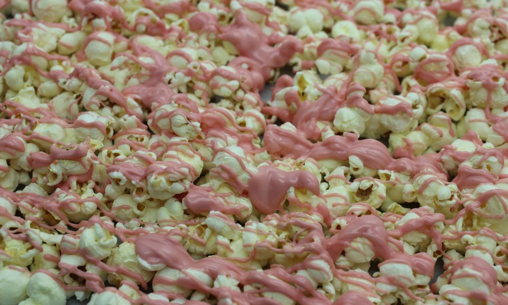 Valentine's Day Popcorn Process